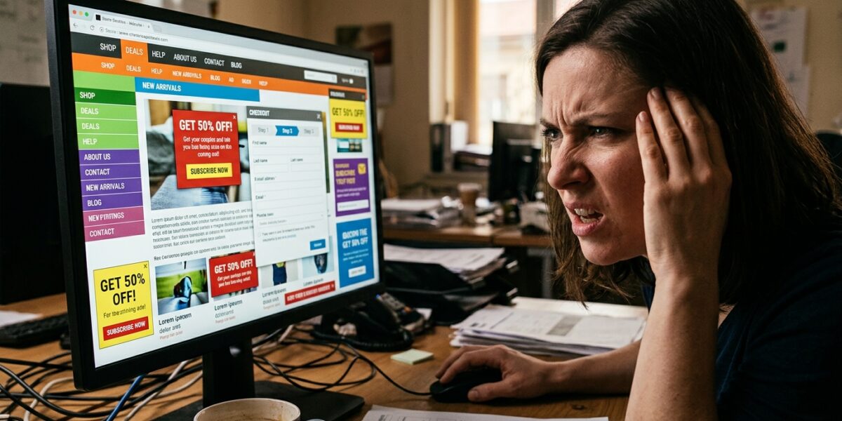 Erros de Web Design que Comprometem a Experiência do Usuário