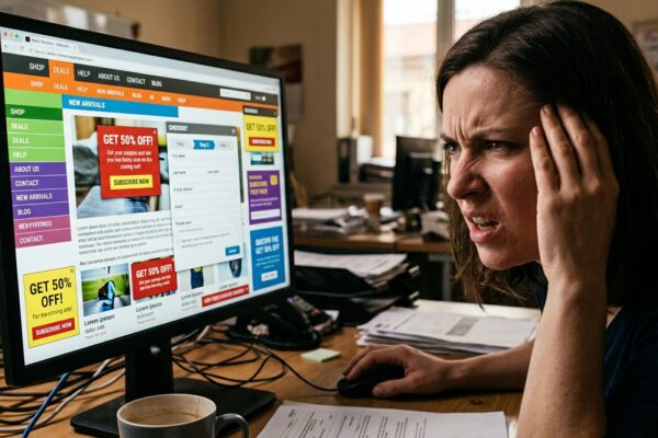 Erros de Web Design que Comprometem a Experiência do Usuário