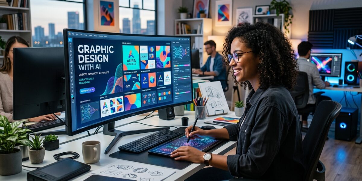 A Evolução do Design Gráfico com IA Impactos e Futuro