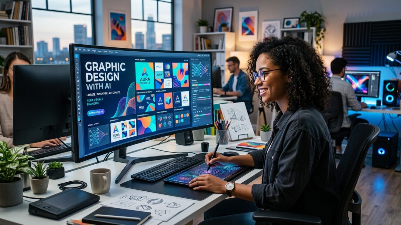 A Evolução do Design Gráfico com IA Impactos e Futuro