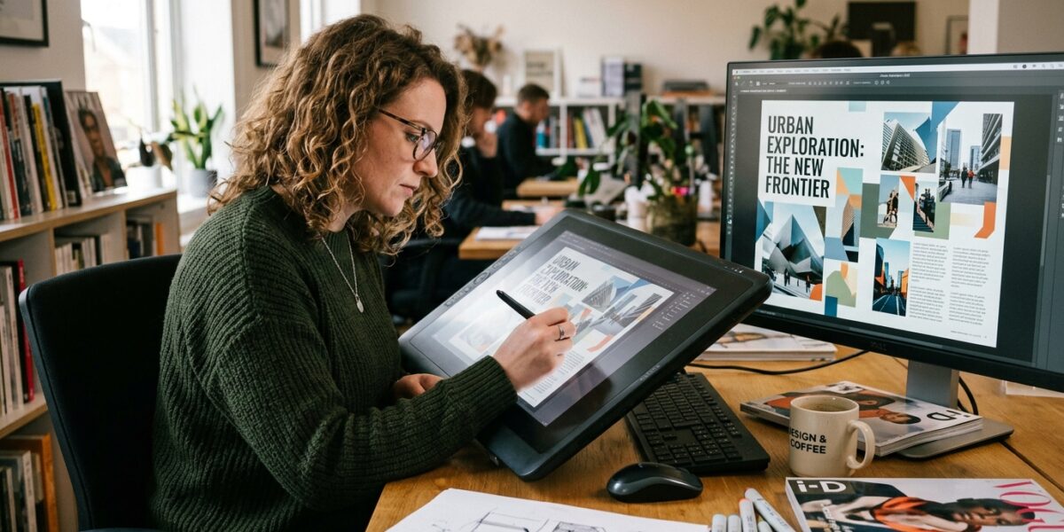 IA Revoluciona o Design Gráfico Editorial Exemplos Práticos