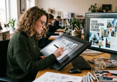 IA Revoluciona o Design Gráfico Editorial Exemplos Práticos