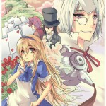Imagens criativas de Alice no país das maravilhas