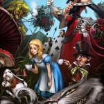 Imagens criativas de Alice no país das maravilhas