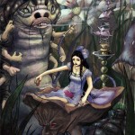 Imagens criativas de Alice no país das maravilhas