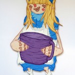 Imagens criativas de Alice no país das maravilhas