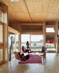 Visão de dentro da casa